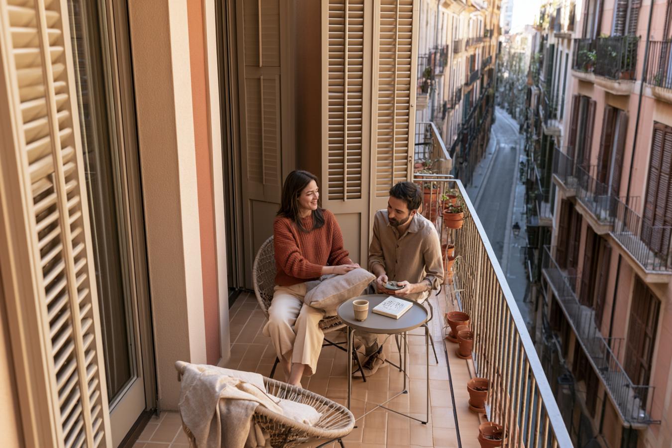 decoration pour un balcon terrasse appartement